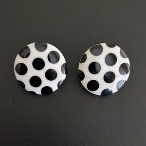 Vintage Polka Dot Earrings